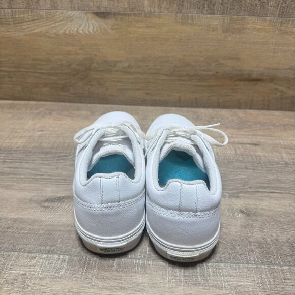 Vans Seldan White Leather Sneakers Women's Size 9.5 - Picture 3 of 7